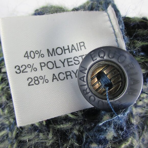 EQUORIAN Heritage Cardigan Mohair Sweater Size M 10/12 - Picture 7 of 7